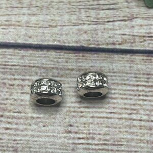 Two Brighton Crystal Spacers